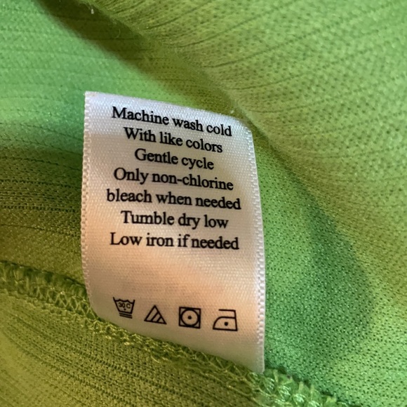 Coldwater Creek Sweatshirt matching T-shirt Green - Picture 8 of 10